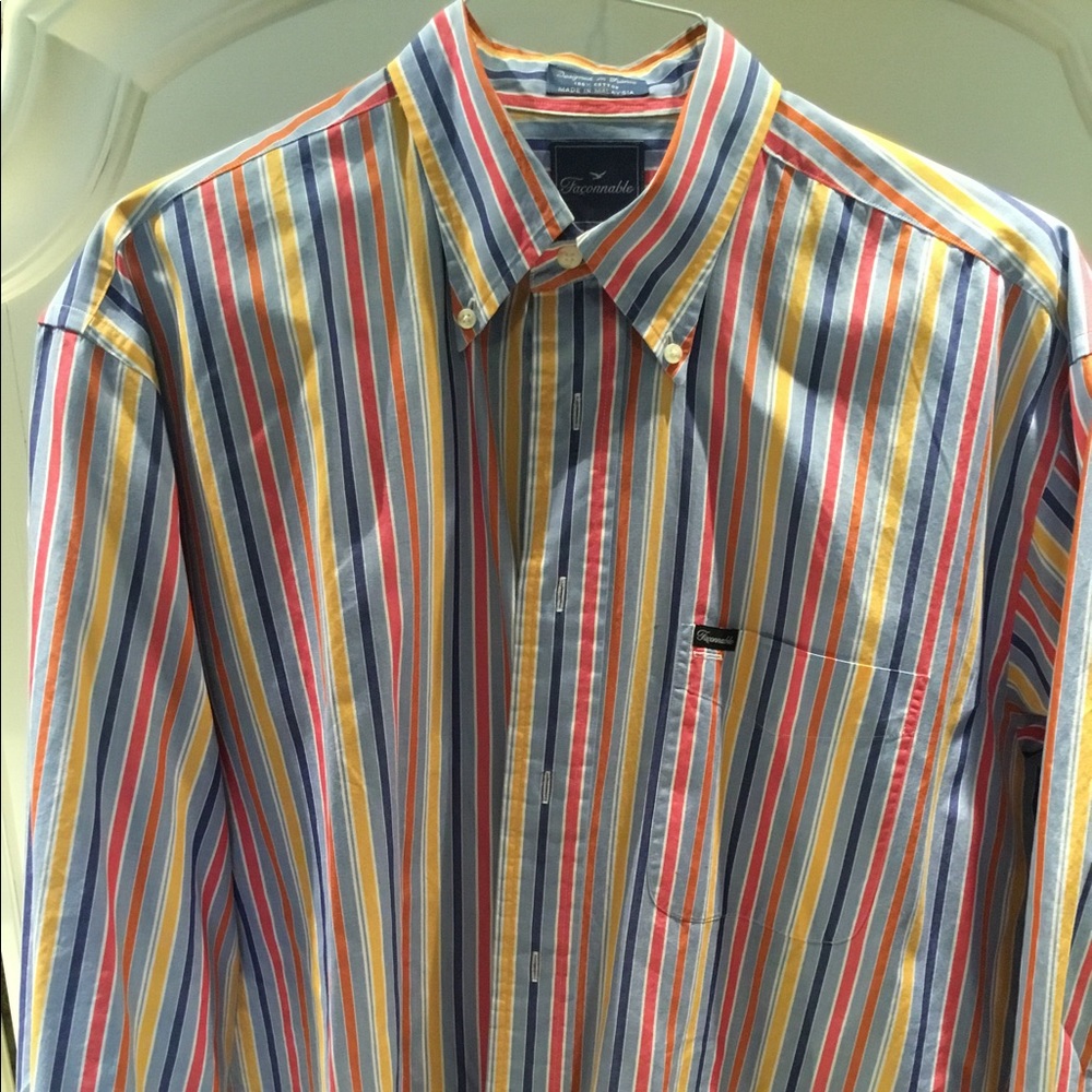 Colorful Men’s Façonnable Casual Shirt